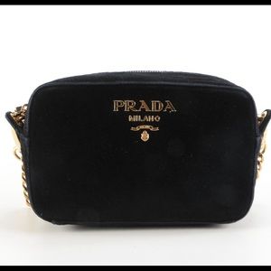 Prada Velluto with chain handbag